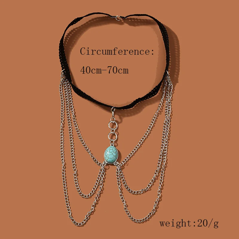 Simple Boho Multilayer Leg Chain