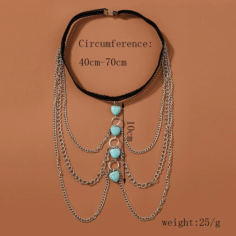 Simple Boho Multilayer Leg Chain
