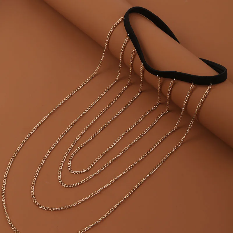 Simple Boho Multilayer Leg Chain