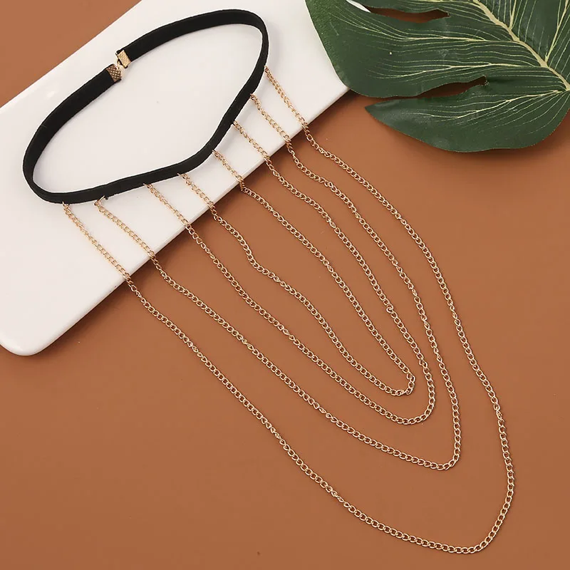 Simple Boho Multilayer Leg Chain