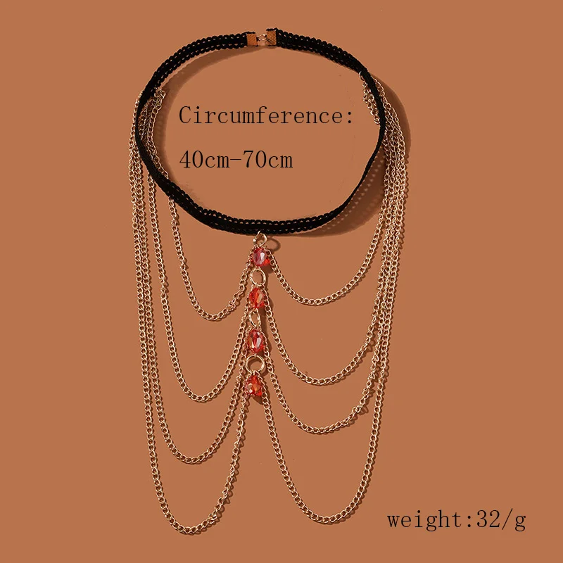 Simple Boho Multilayer Leg Chain
