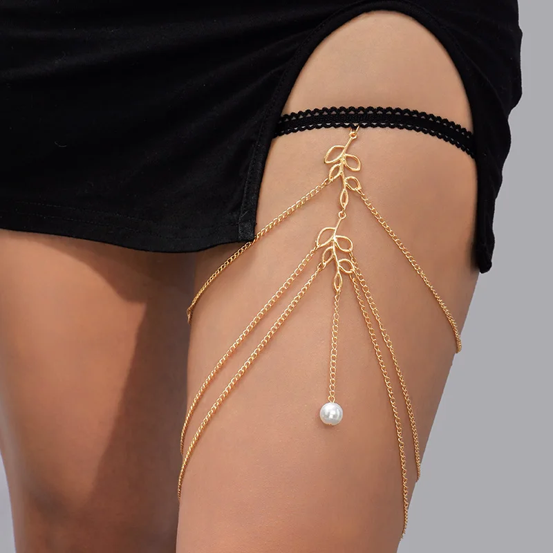 Simple Boho Multilayer Leg Chain