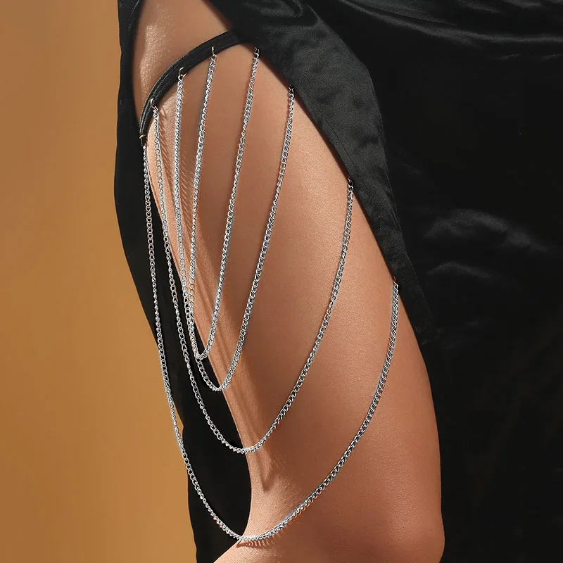 Simple Boho Multilayer Leg Chain