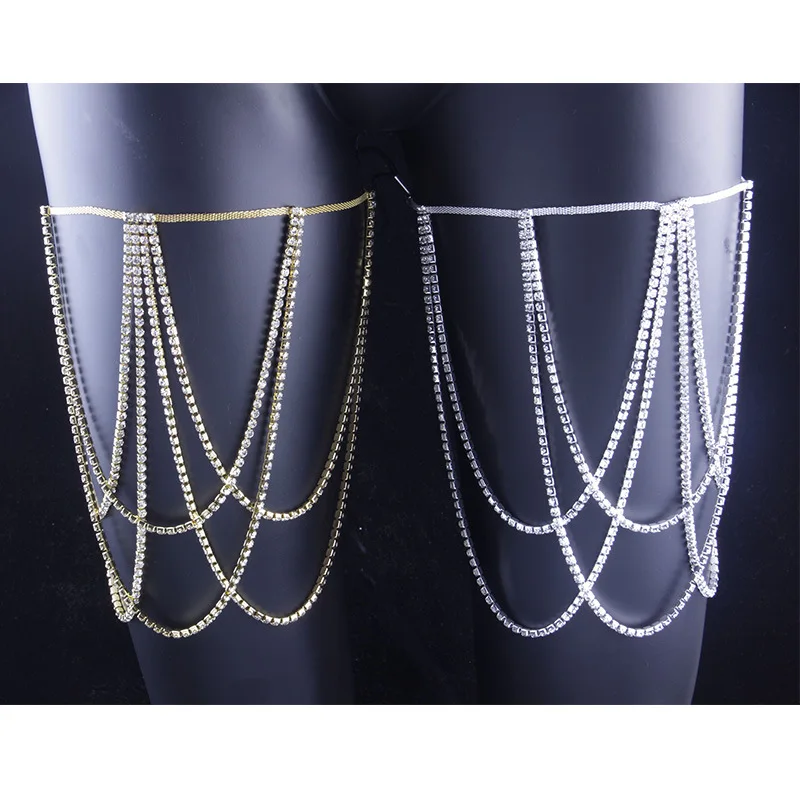 Victray Crystal Leg Chain