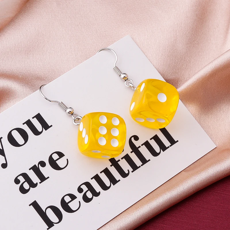 Dice Drop Earrings