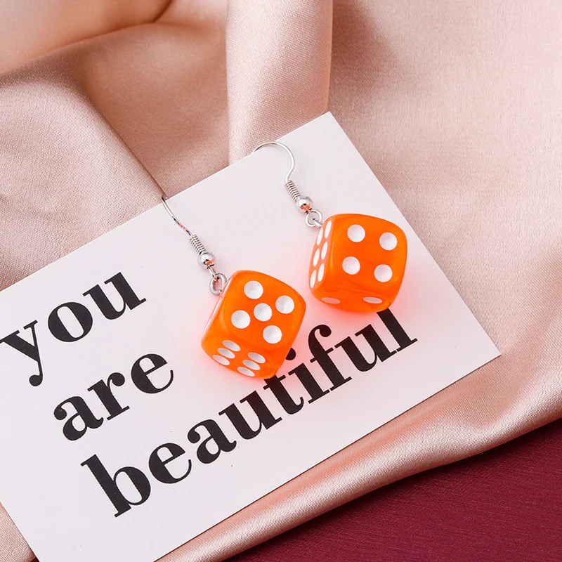 Dice Drop Earrings