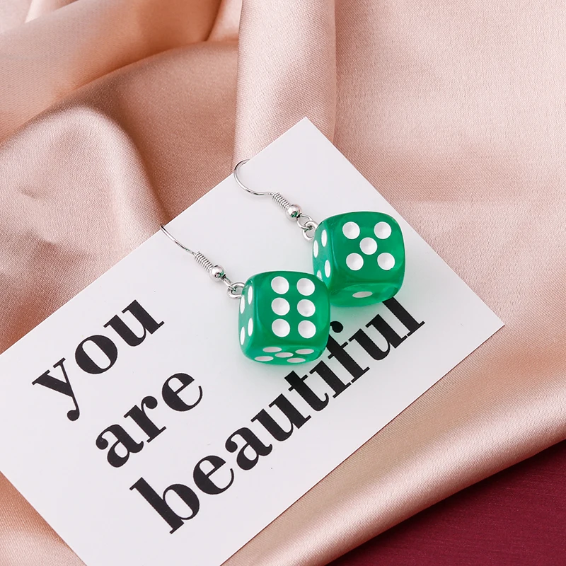 Dice Drop Earrings