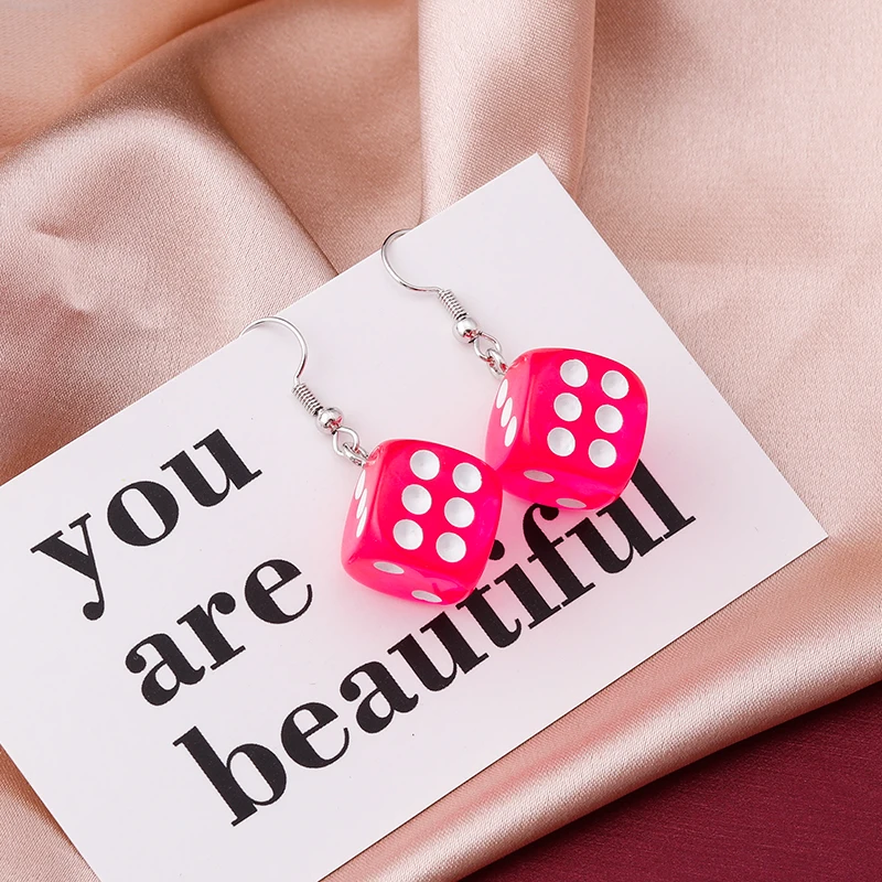 Dice Drop Earrings