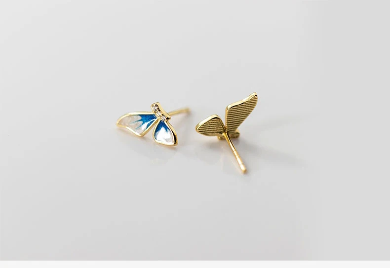 Goldva Butterfly Stud Earring