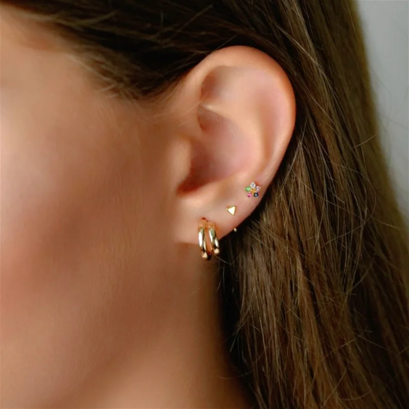 Tiny Huggie Hoop Earrings