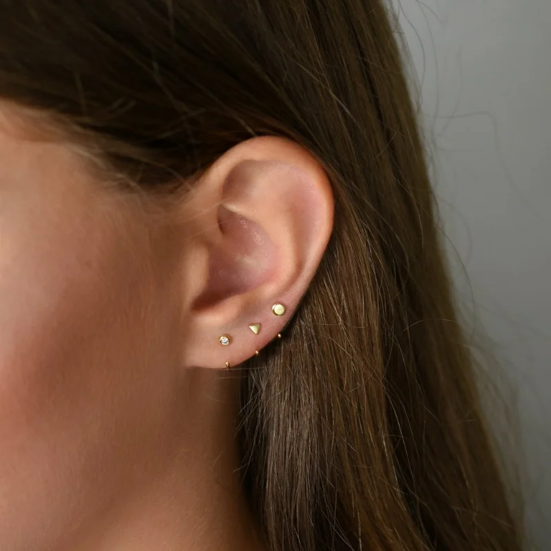 Tiny Huggie Hoop Earrings