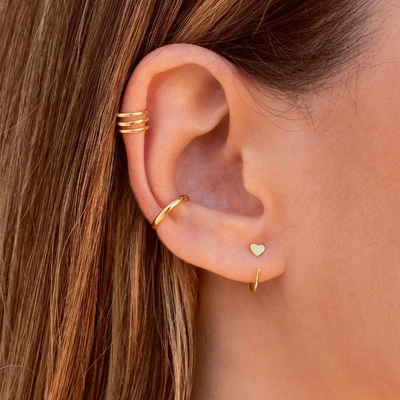 Tiny Huggie Hoop Earrings