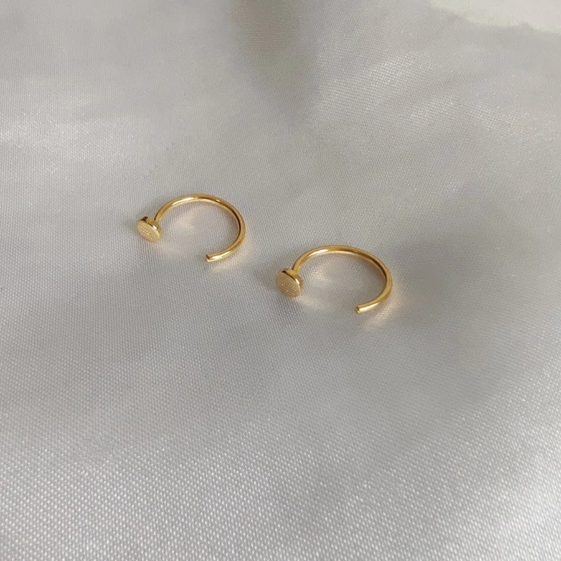 Tiny Huggie Hoop Earrings