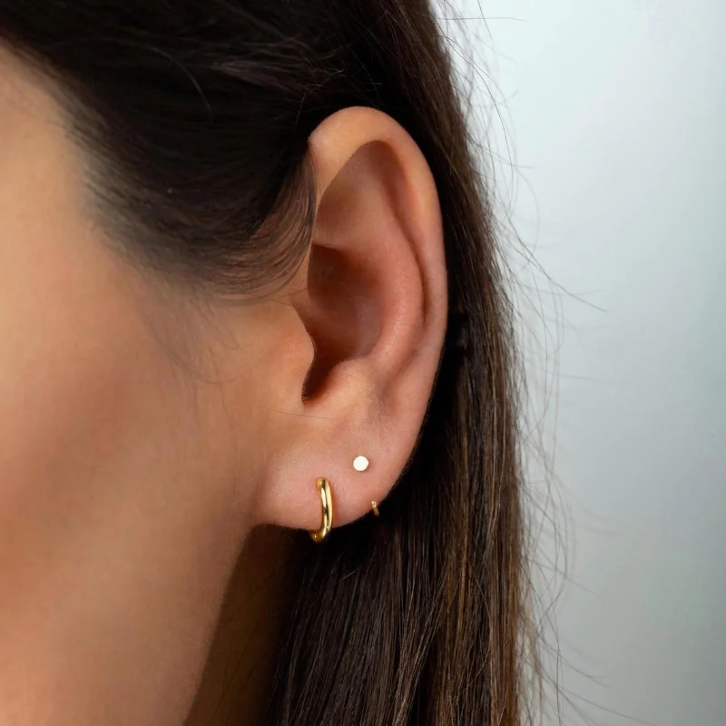 Tiny Huggie Hoop Earrings
