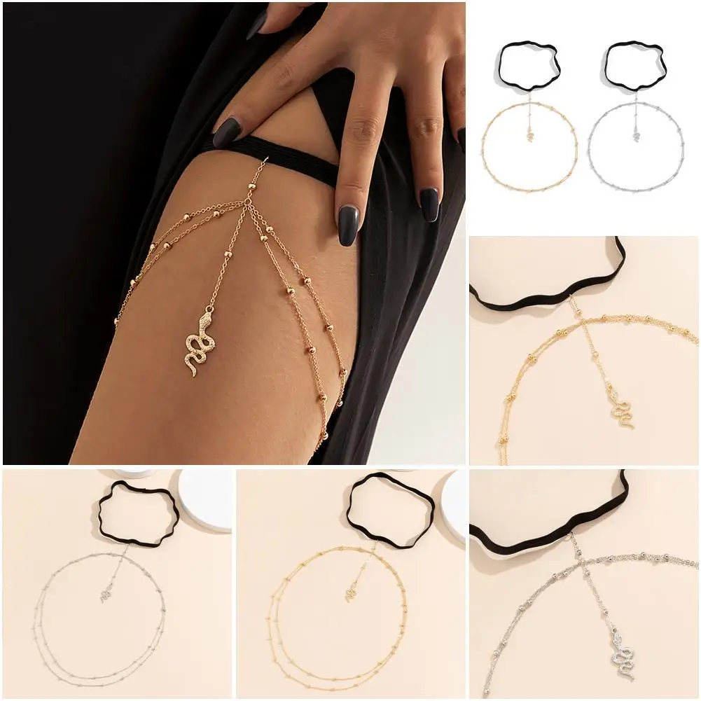 Double Chain Snake Leg Chain