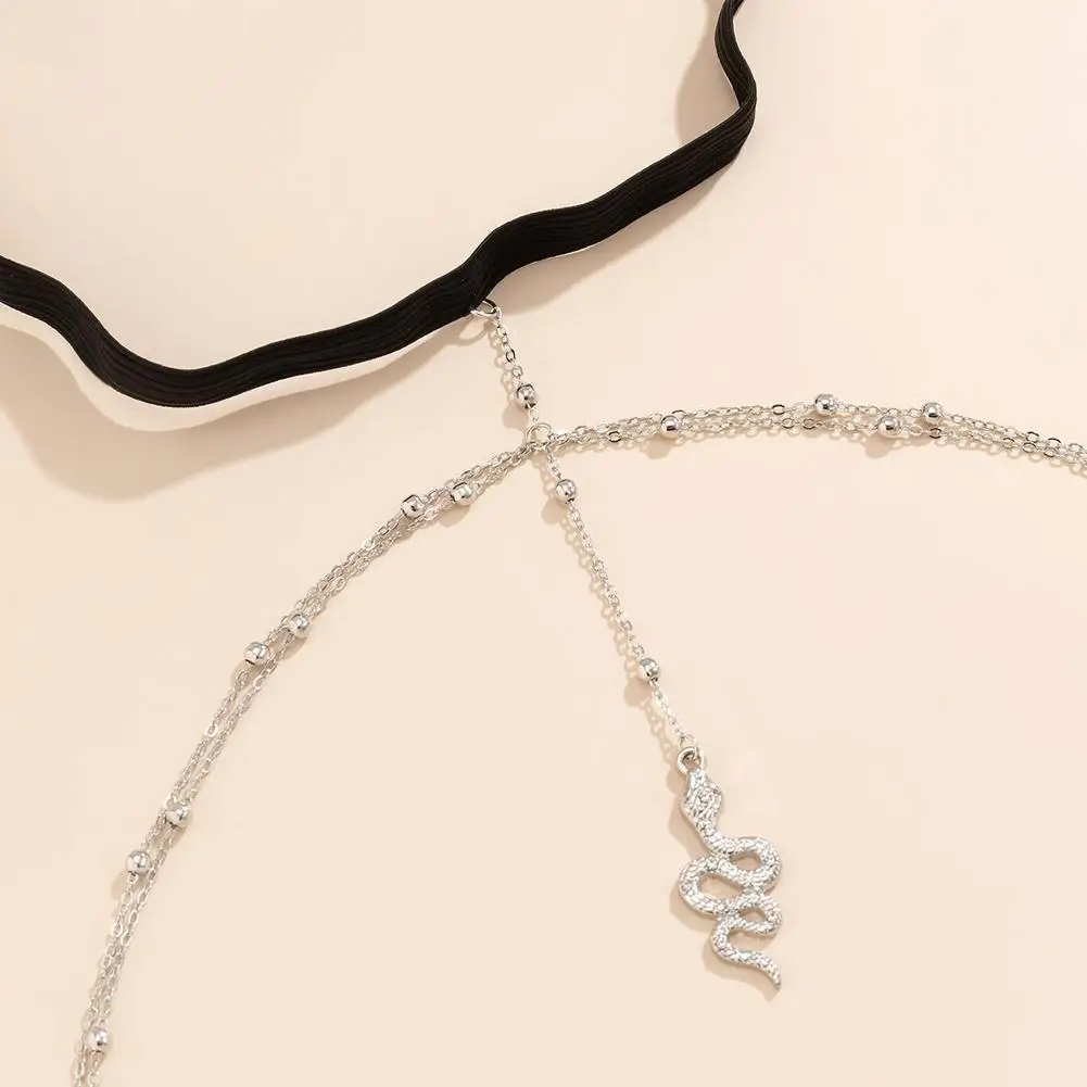 Double Chain Snake Leg Chain