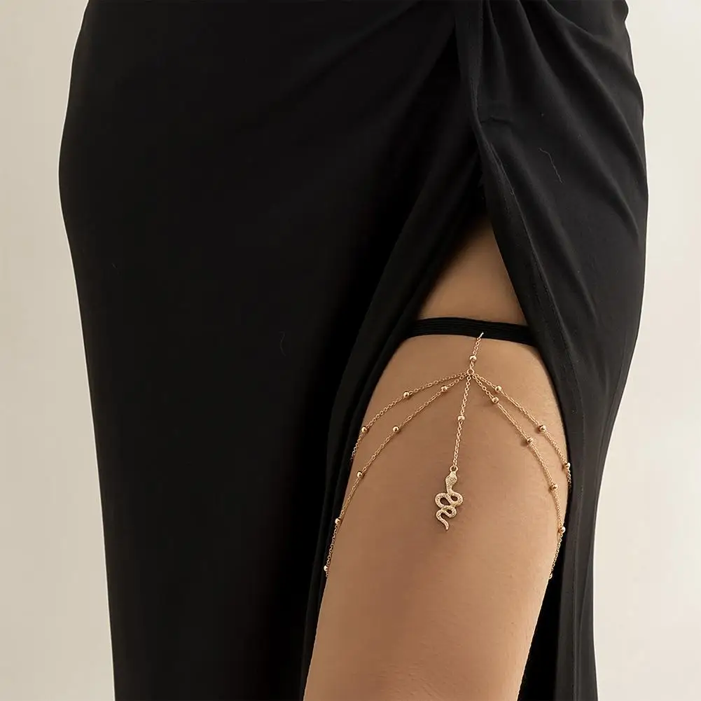 Double Chain Snake Leg Chain