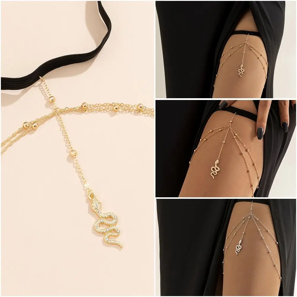 Double Chain Snake Leg Chain