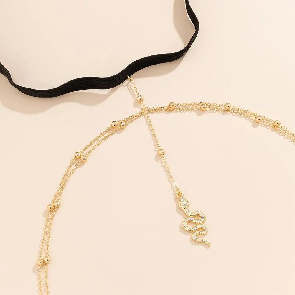 Double Chain Snake Leg Chain