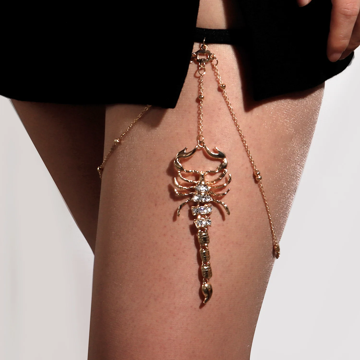 Gothic Scorpion Tassel Thigh Chain