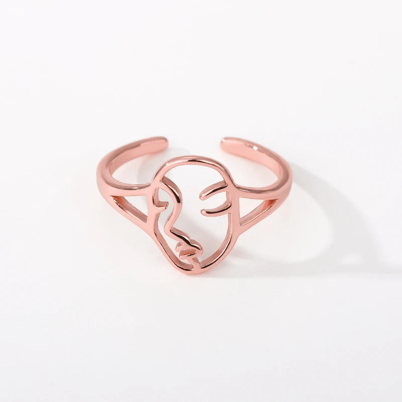 Abstract Face Ring