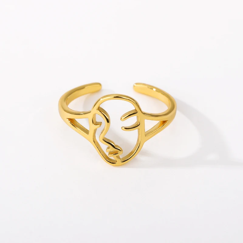 Abstract Face Ring