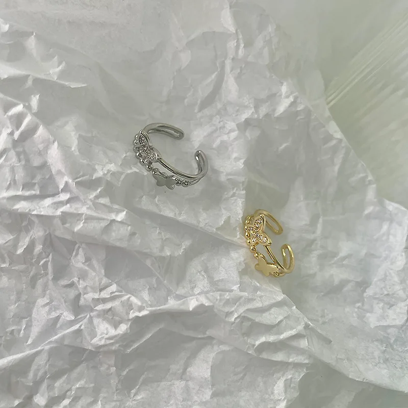 Dainty Butterfly Ring