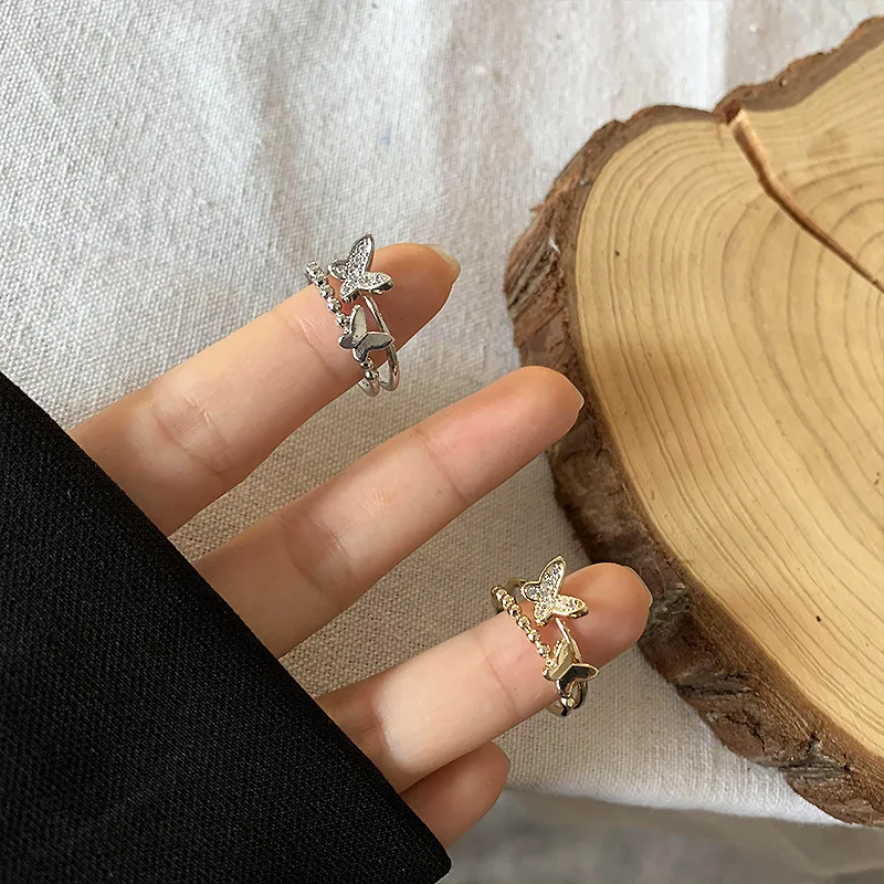 Dainty Butterfly Ring