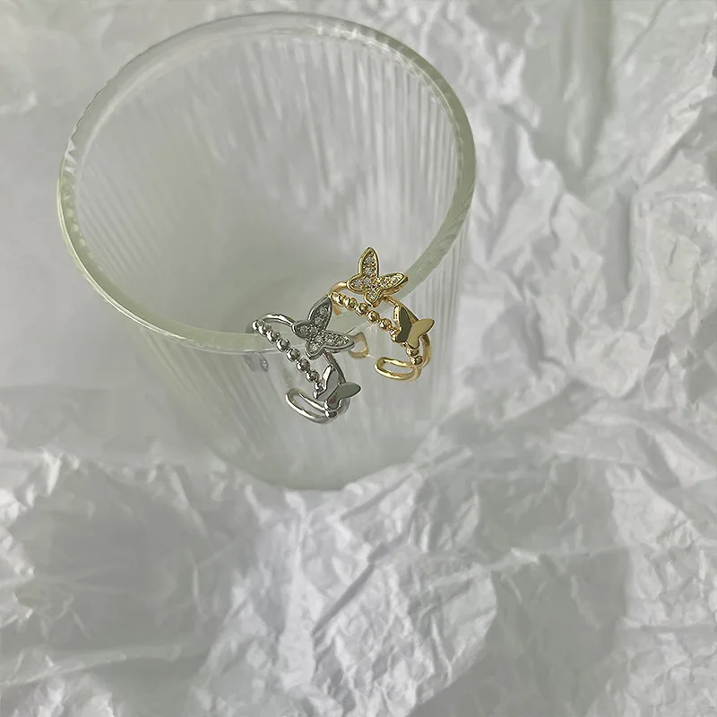 Dainty Butterfly Ring