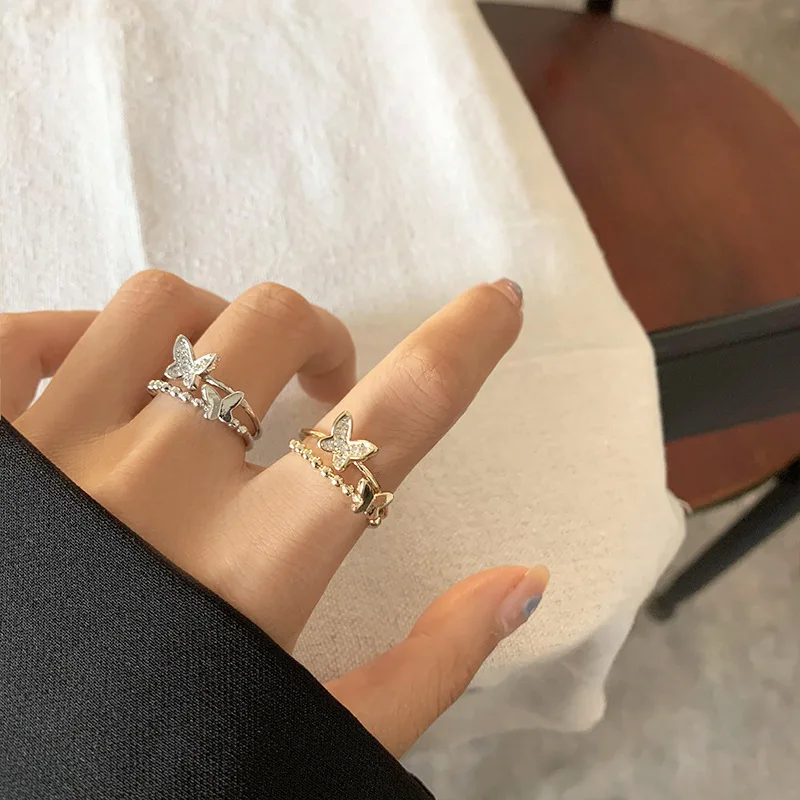 Dainty Butterfly Ring