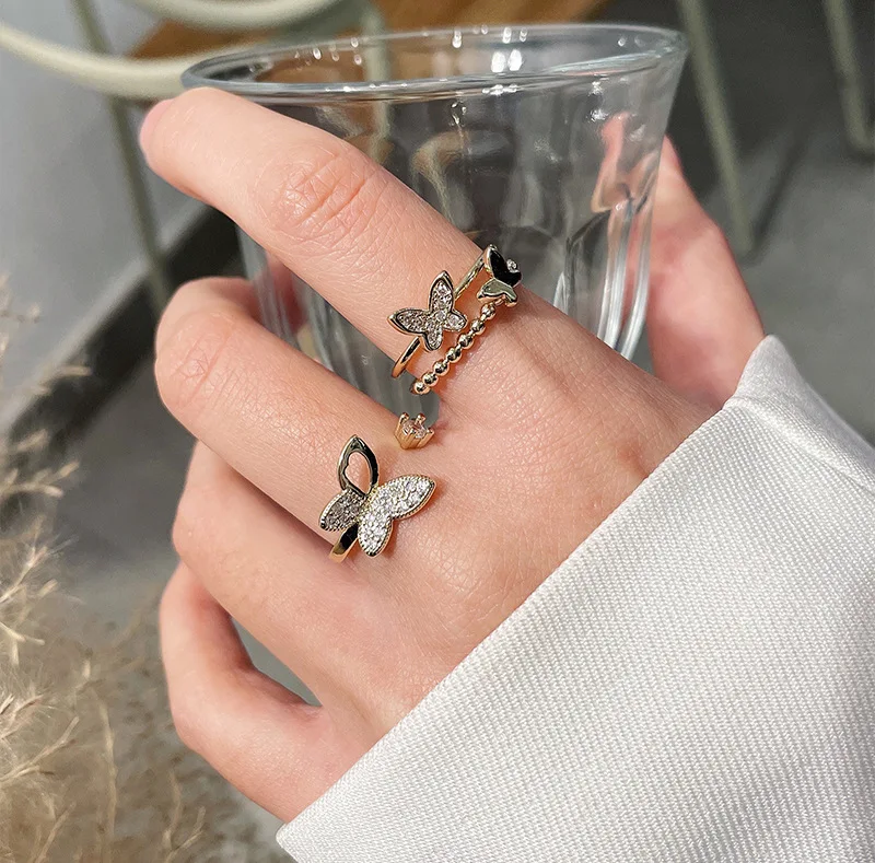 Dainty Butterfly Ring