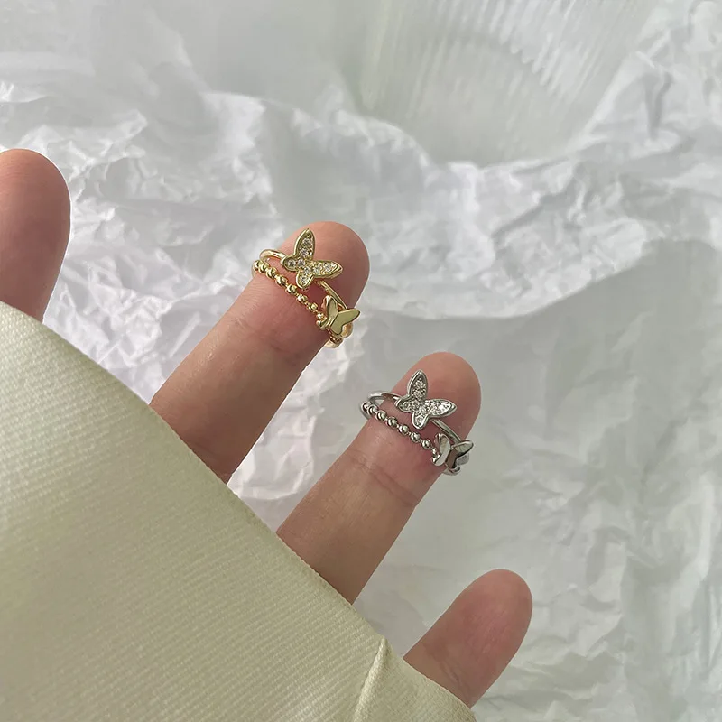 Dainty Butterfly Ring