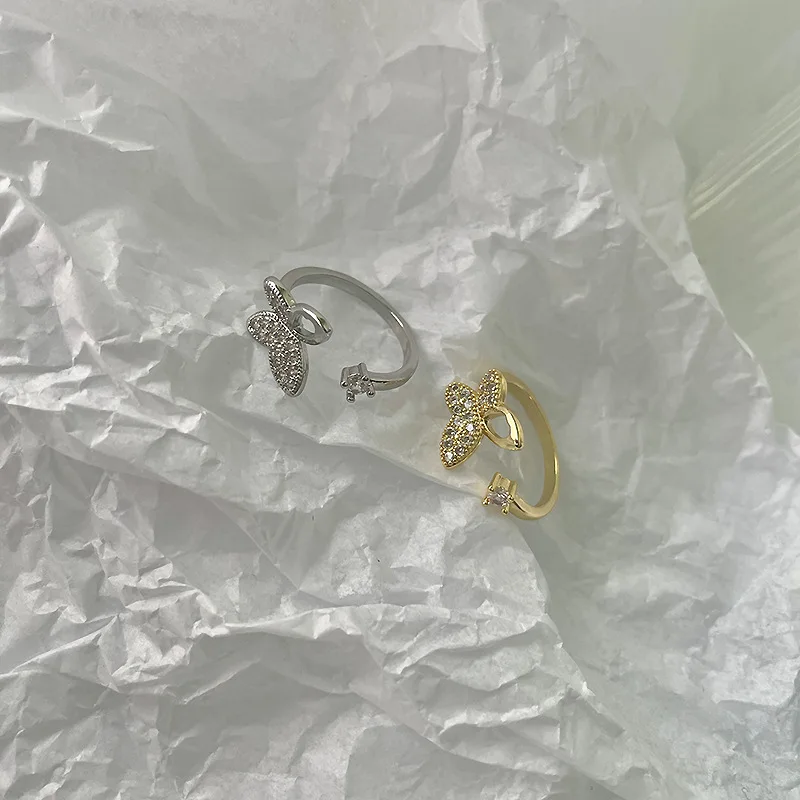 Dainty Butterfly Ring