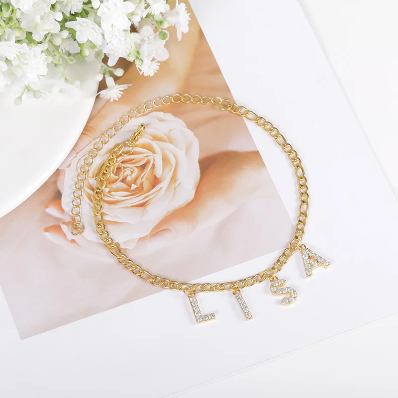 Personalized Initial Anklet