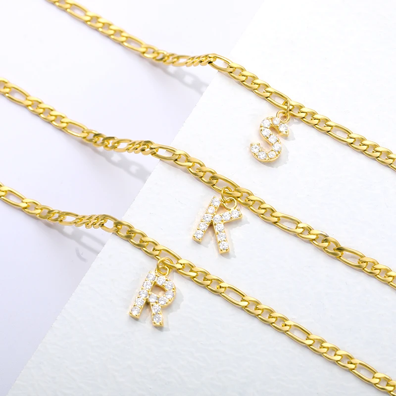 Personalized Initial Anklet