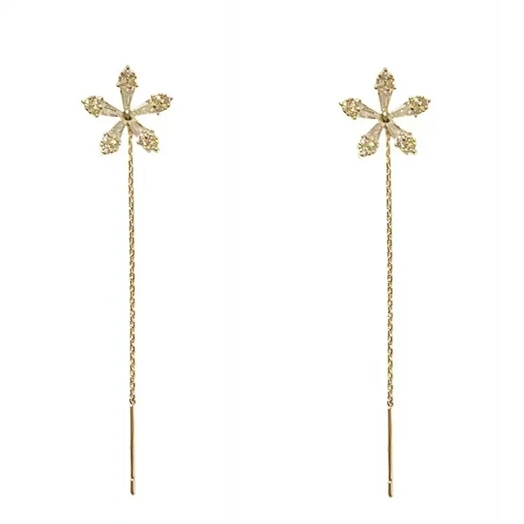 Dainty Flower Ear Threader