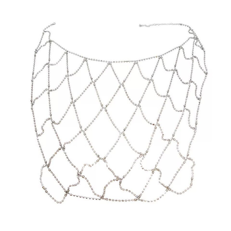 Rhinestone Over Skirt Rhinestone Body Chain