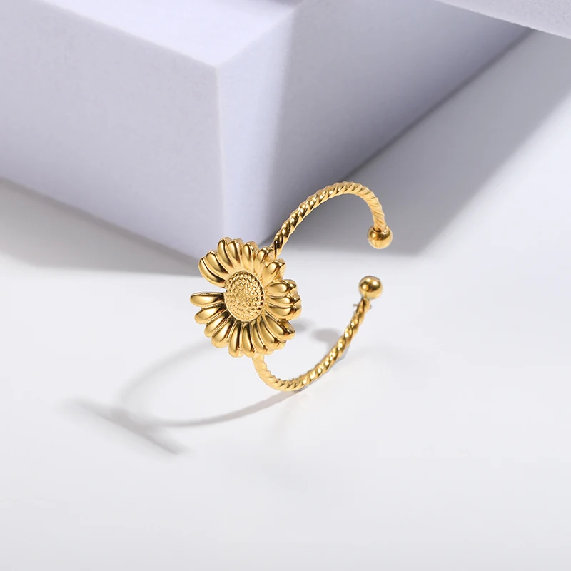 Sunflower Spinning Ring