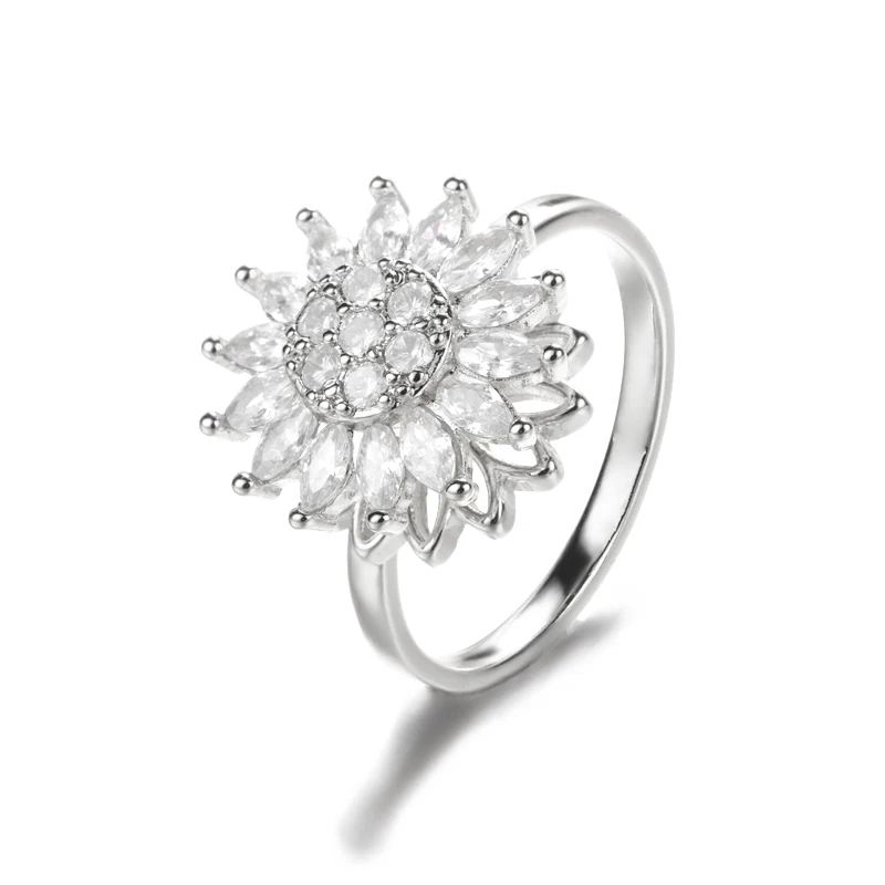 Sunflower Spinning Ring