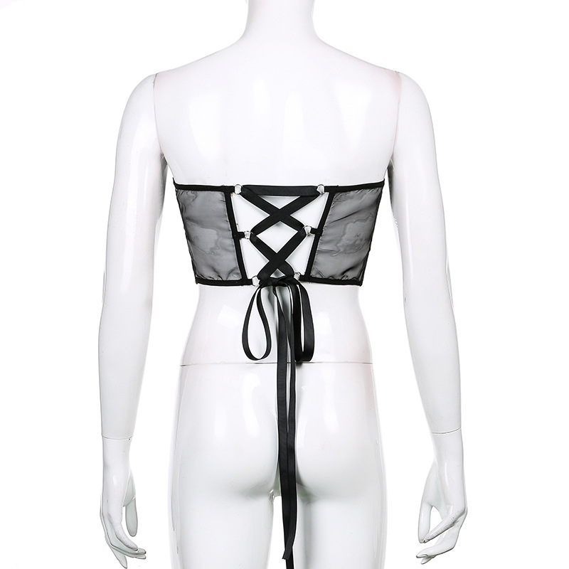 Corset with Metal Chain