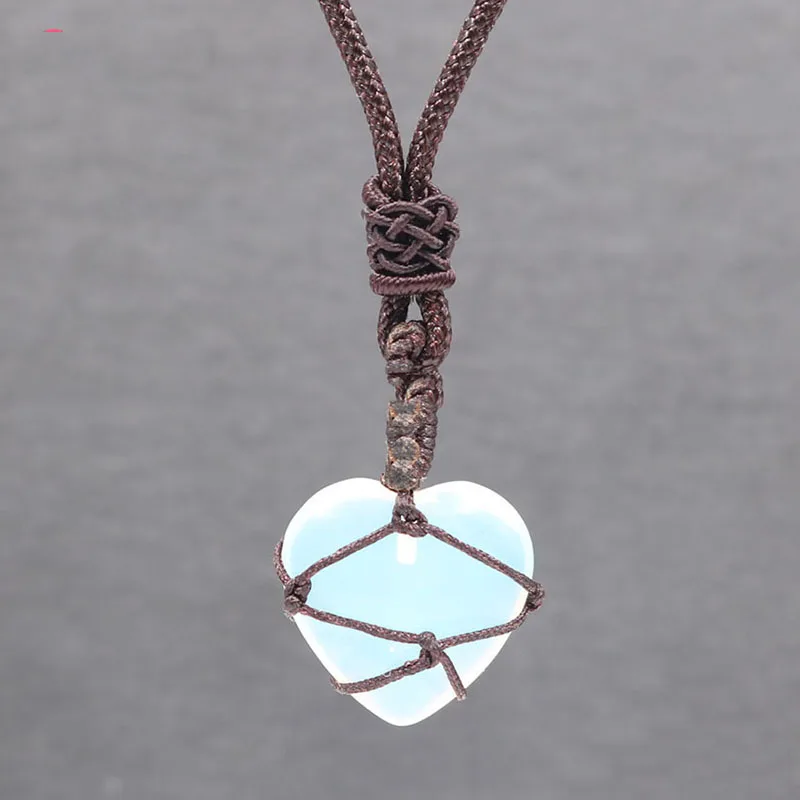 Handmade Diamond Castle Leather Rope Necklace Collection