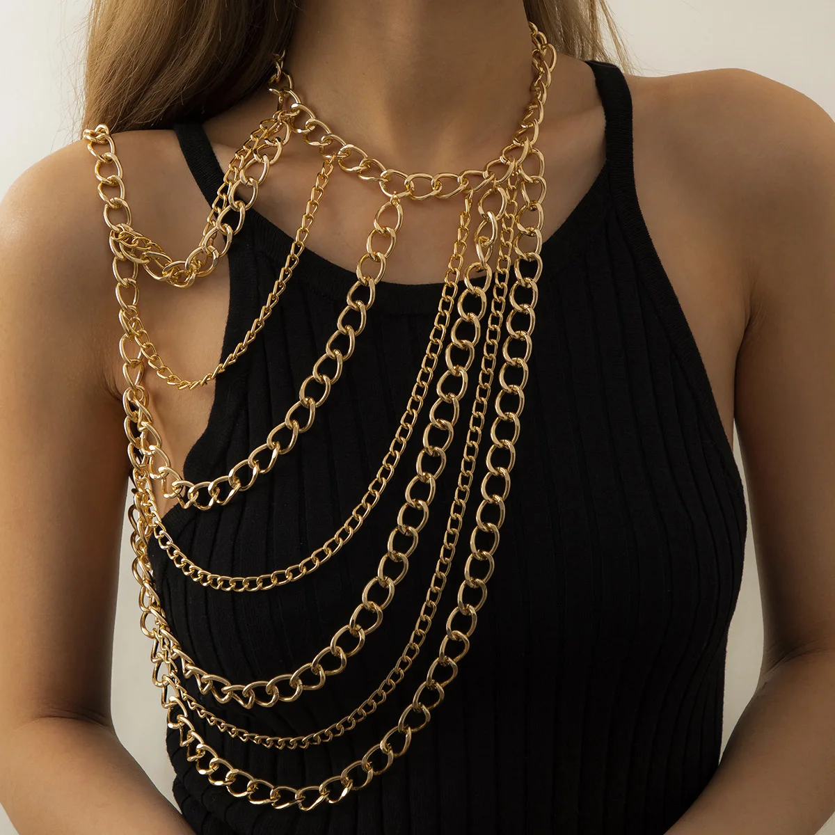 Gothic Style Simple Bikini Body Chain Gothic Style Simple Bikini Body Chain