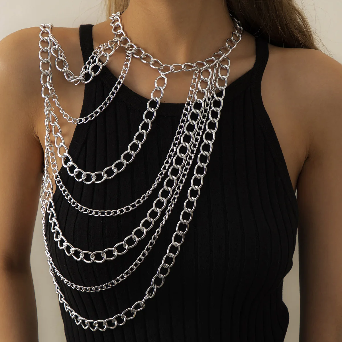 Gothic Style Simple Bikini Body Chain Gothic Style Simple Bikini Body Chain