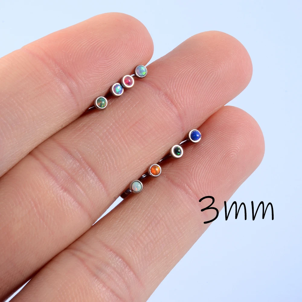 Opal Stud Earrings