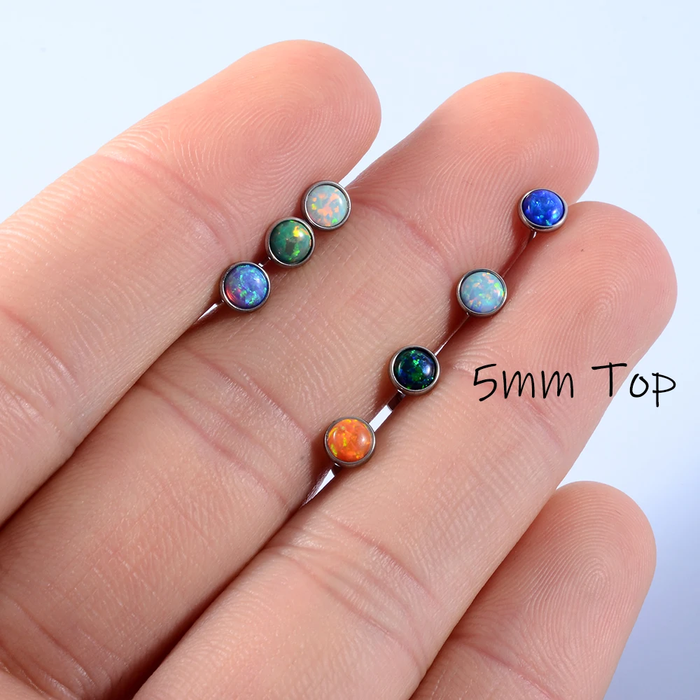 Opal Stud Earrings