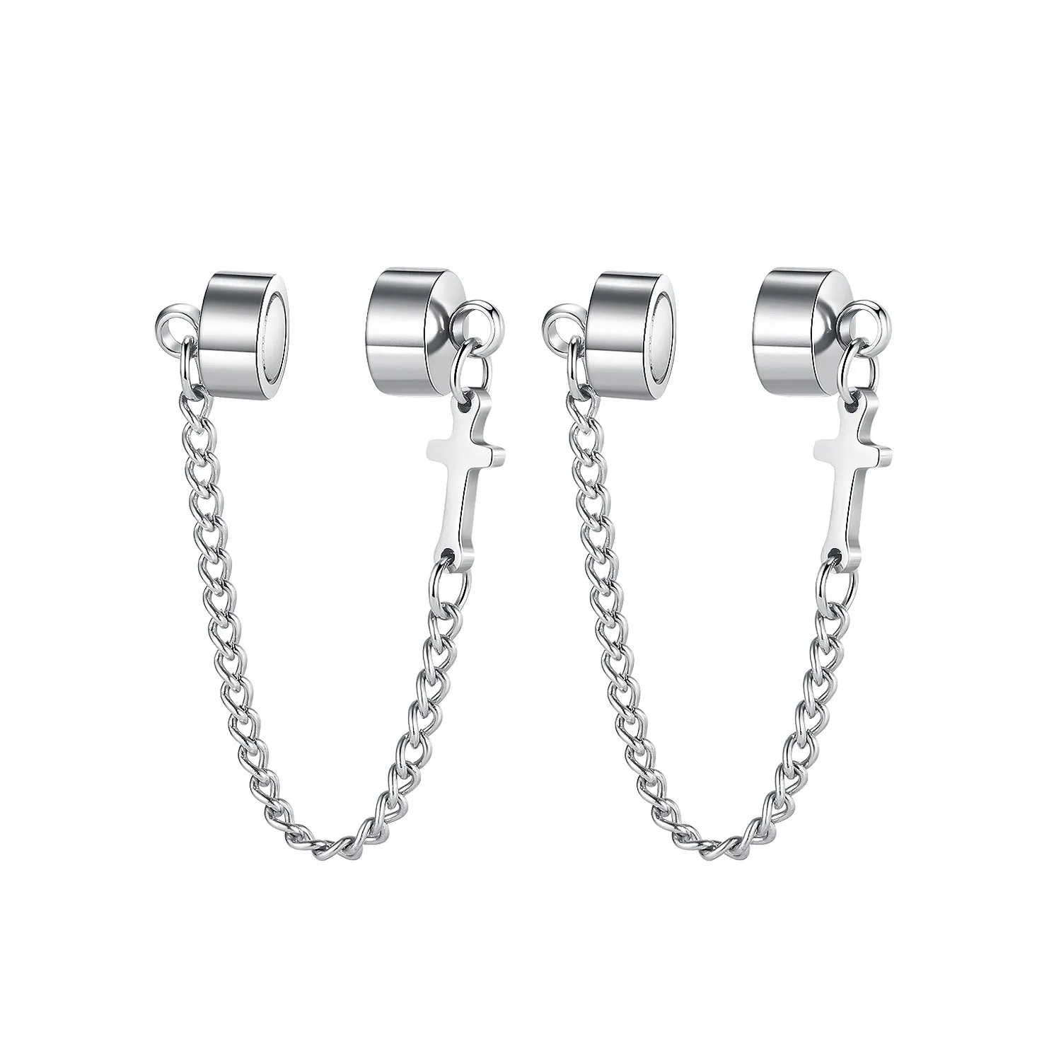 Magnetic Chain Loop Earrings