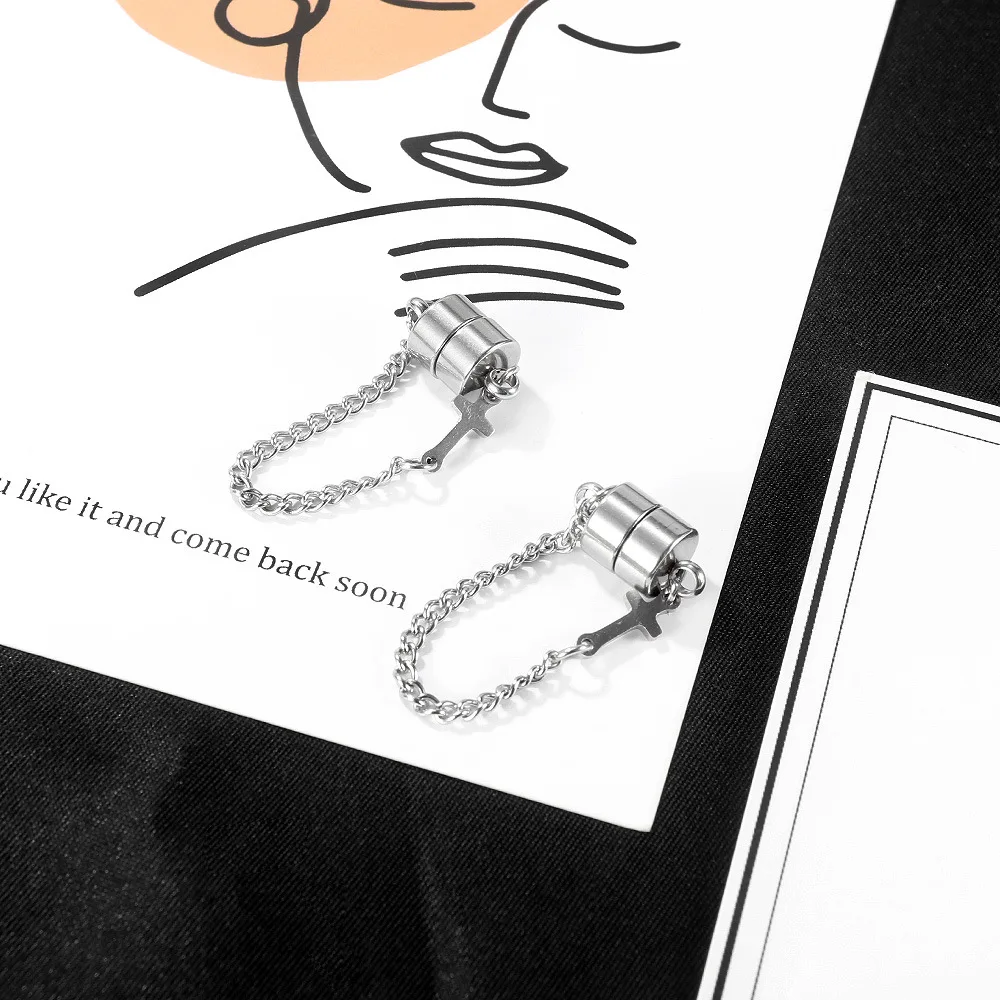 Magnetic Chain Loop Earrings