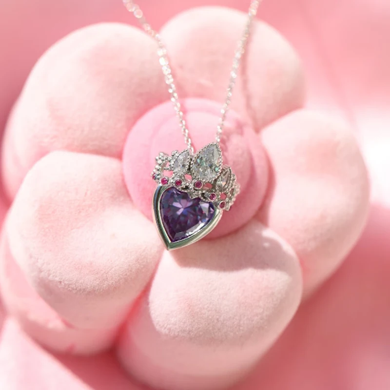 Rapunzel Crown Charm Necklace