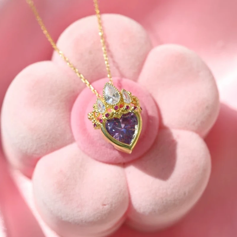 Rapunzel Crown Charm Necklace