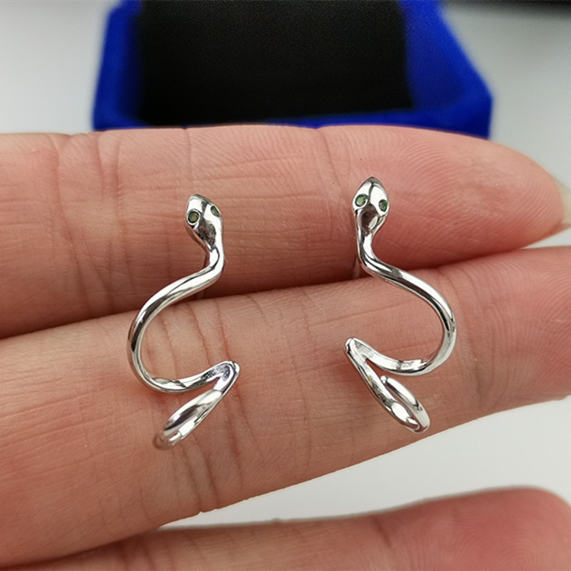 Serpent Climber Earrings - Snake Earrings